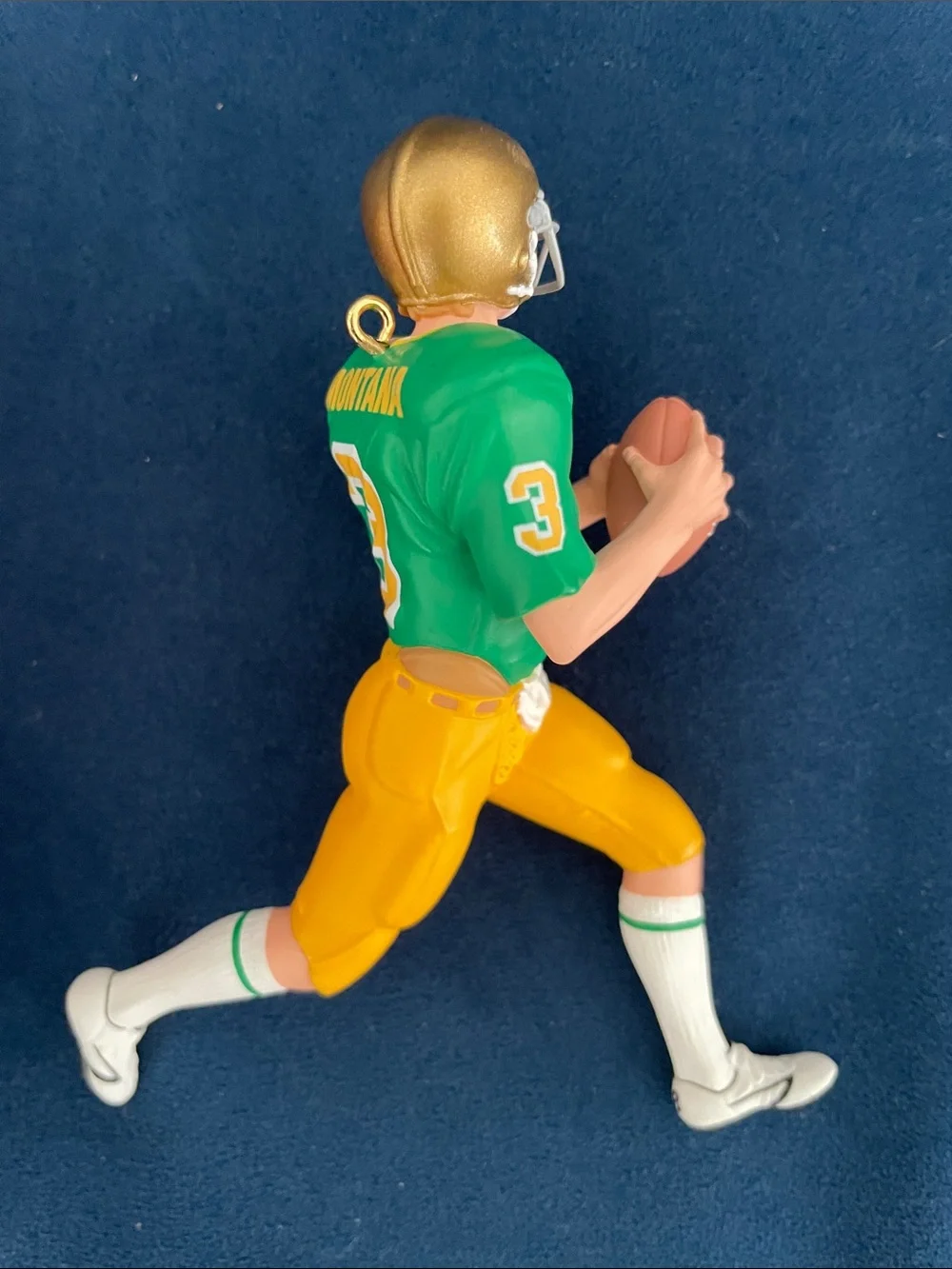 Hallmark Keepsake Ornament Joe Montana #3 Notre Dame